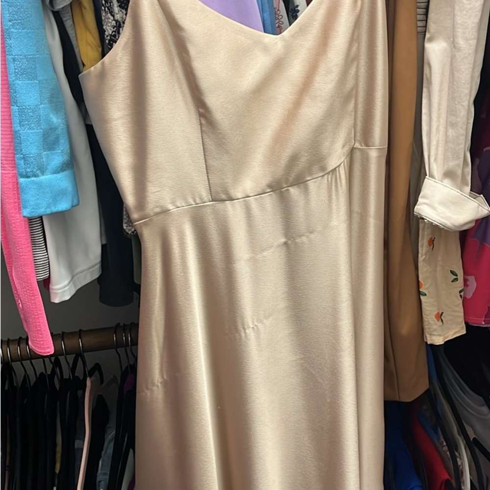 Show Me Your MuMu Champagne Maxi Dress